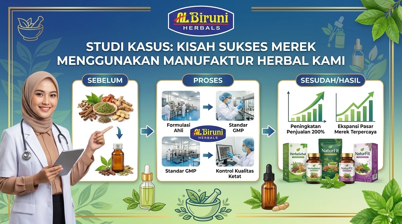 Kisah Sukses Brand dengan Maklon Herbal Kami | Albirun