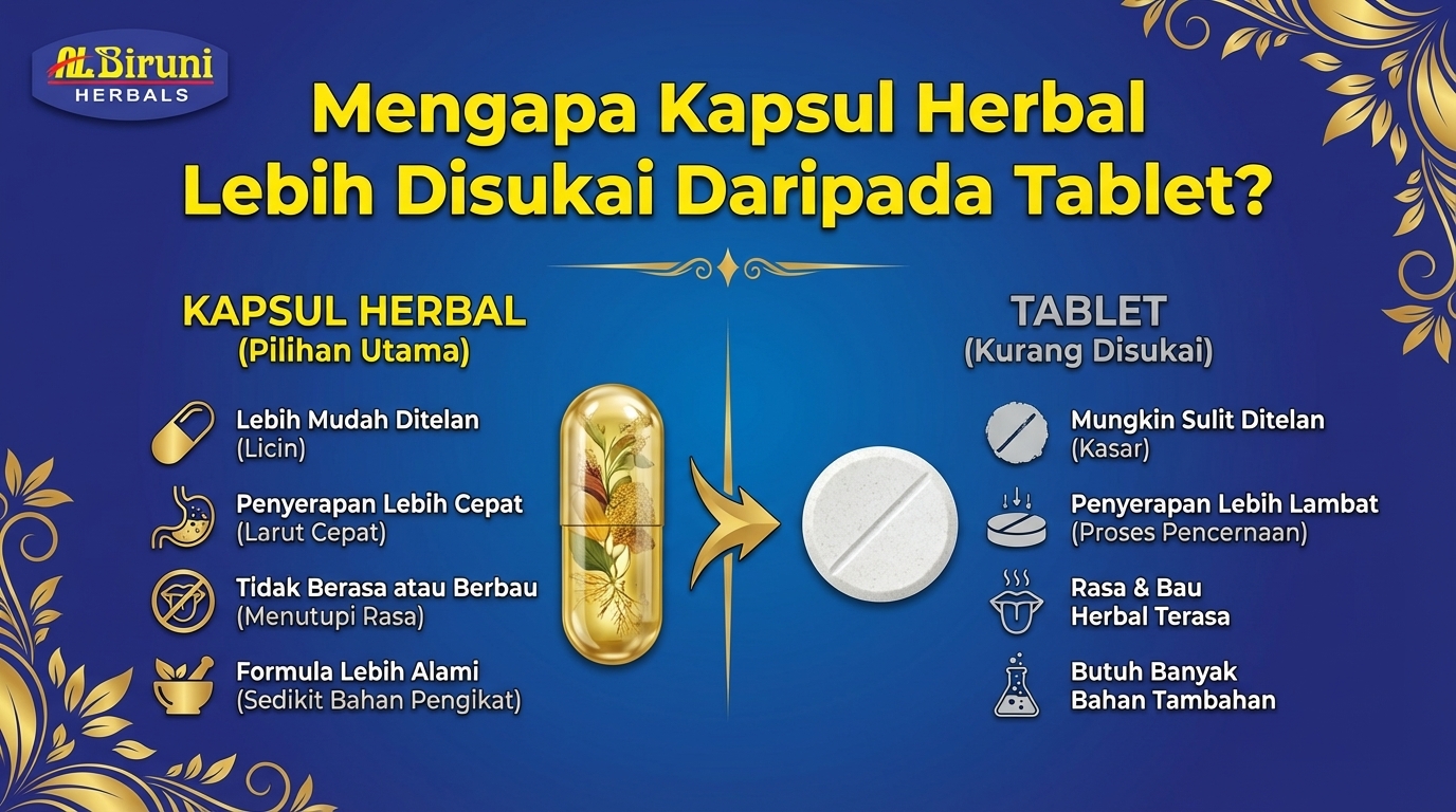 Analisis Bisnis dan Medis: Mengapa Maklon Kapsul Herbal lebih Disukai daripada Tablet?