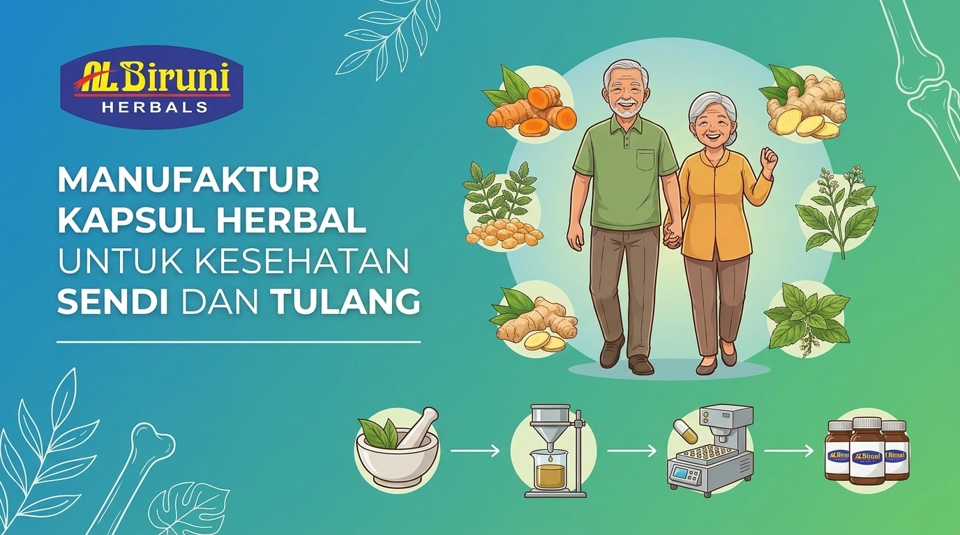 Maklon Susu Herbal Tinggi Kalsium untuk Tulang & Sendi