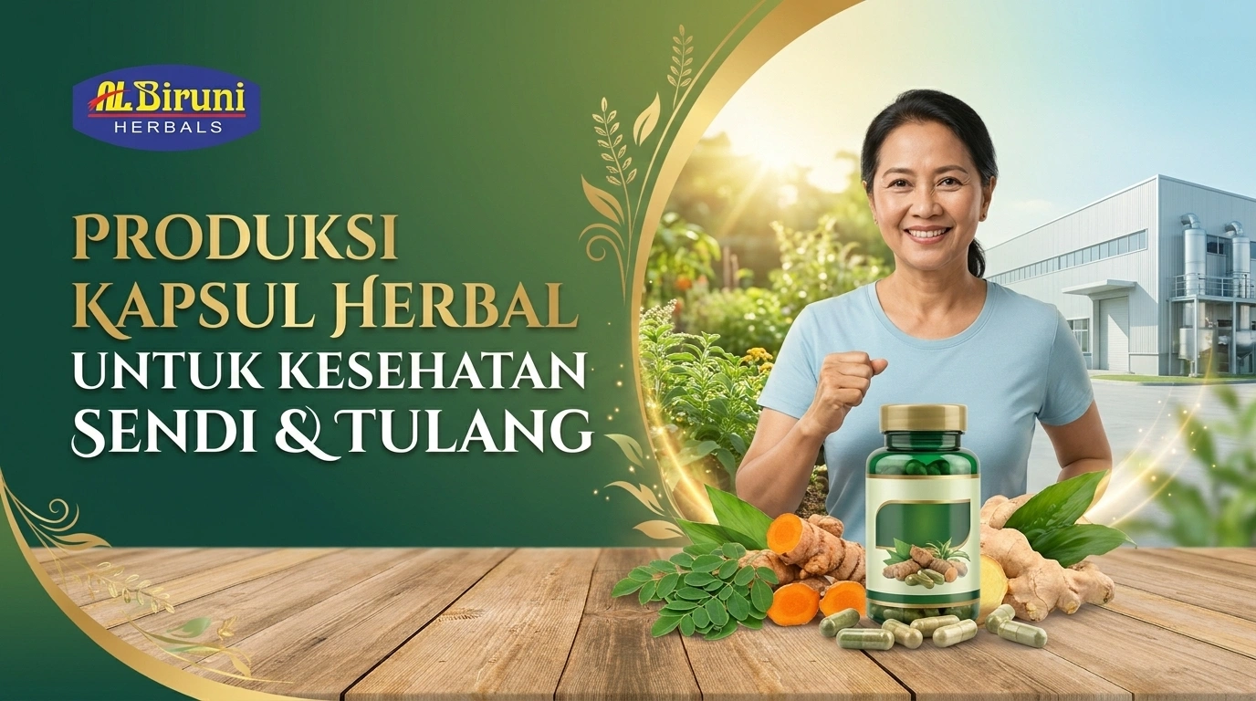 Maklon Kapsul Herbal untuk Kesehatan Sendi dan Tulang