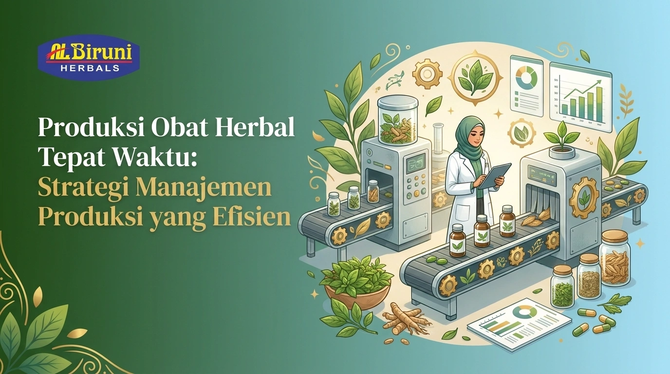 Maklon Obat Herbal Tepat Waktu: Strategi Produksi Efisien