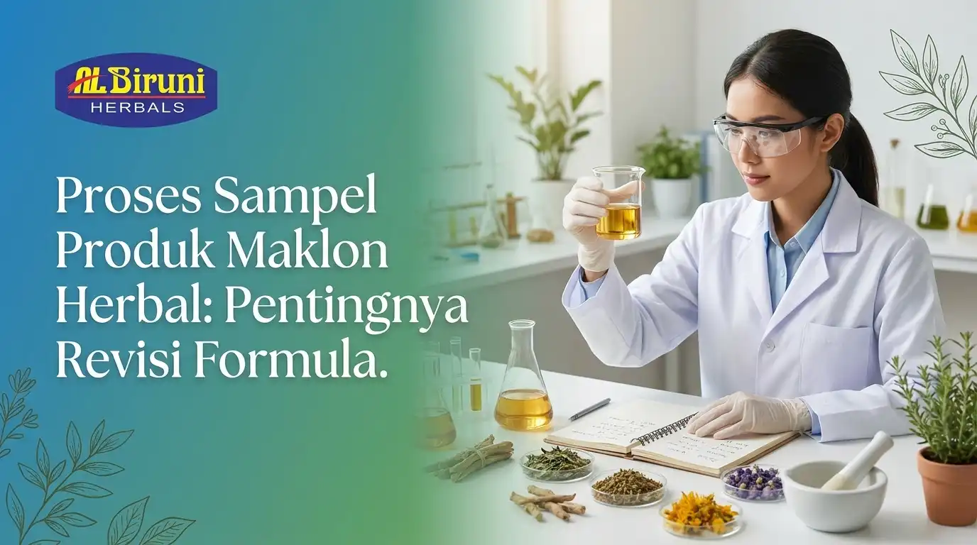 Proses Trial Sample Produk Maklon Herbal: Pentingnya Revisi Formula.