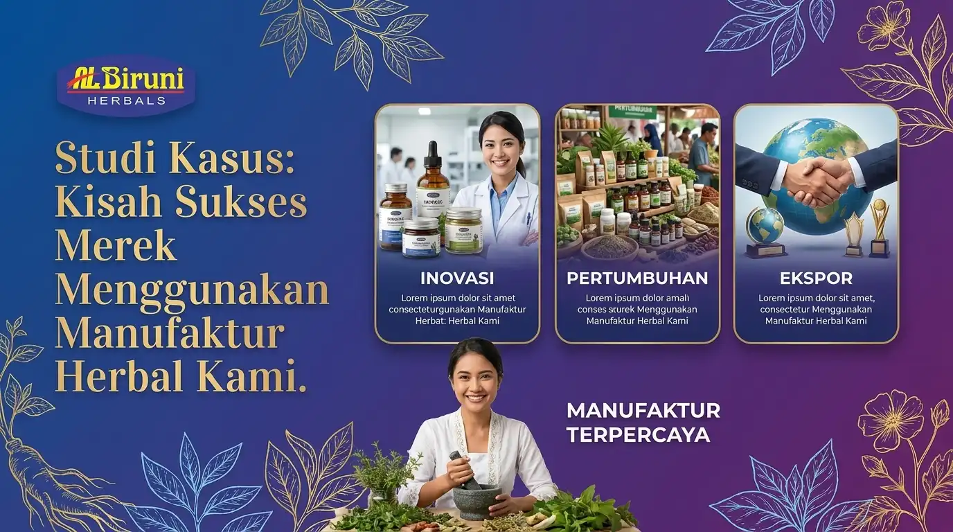 Studi Kasus: Kisah Sukses Brand yang Menggunakan Maklon Herbal Kami.